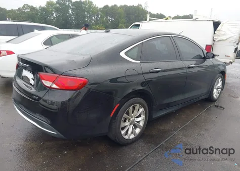 2015 Chrysler 200 C из США, поврежденный, VIN 1C3CCCCB6FN670980